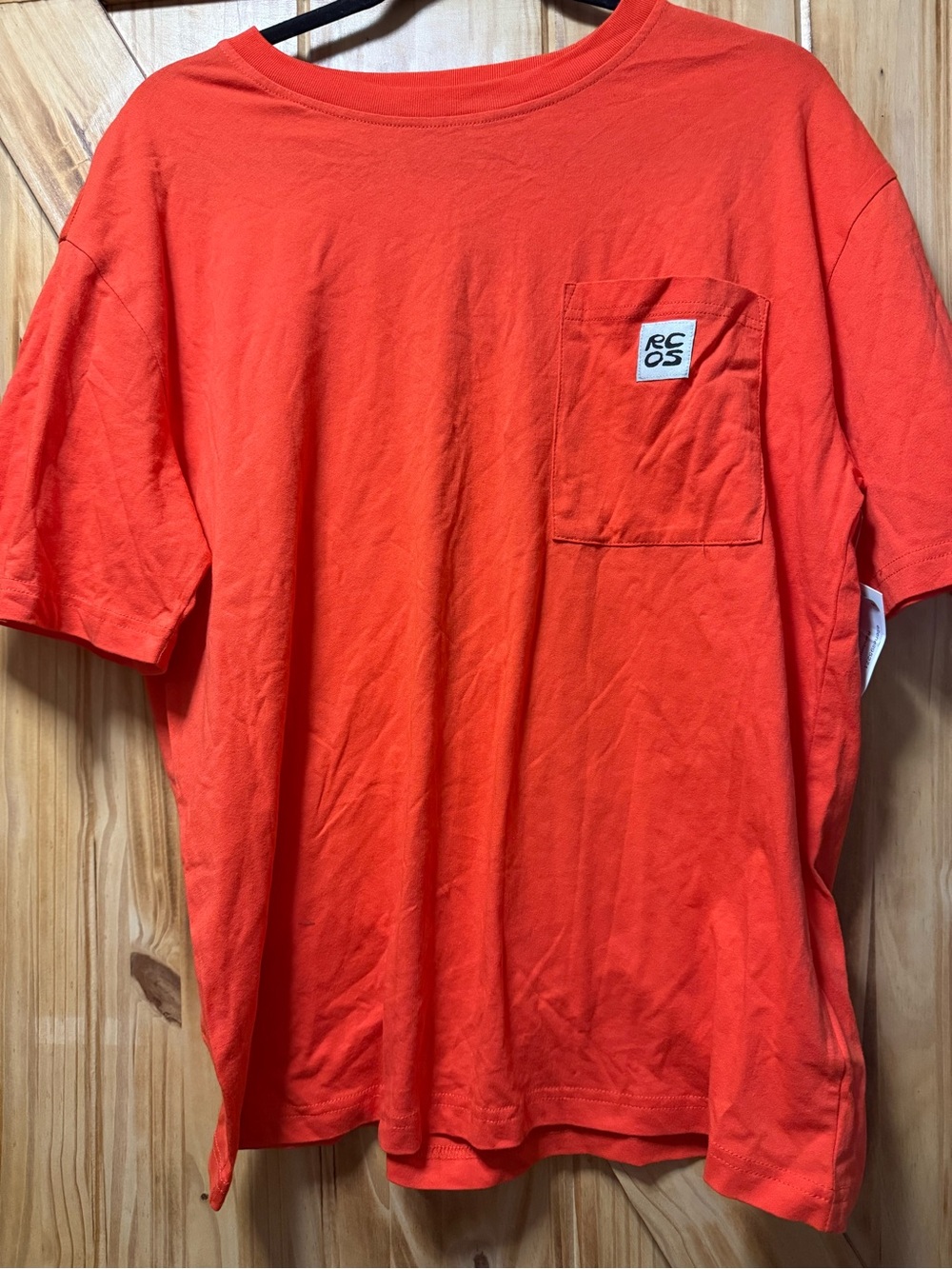 RCOS Men’s Bright Orange Pocket Tee